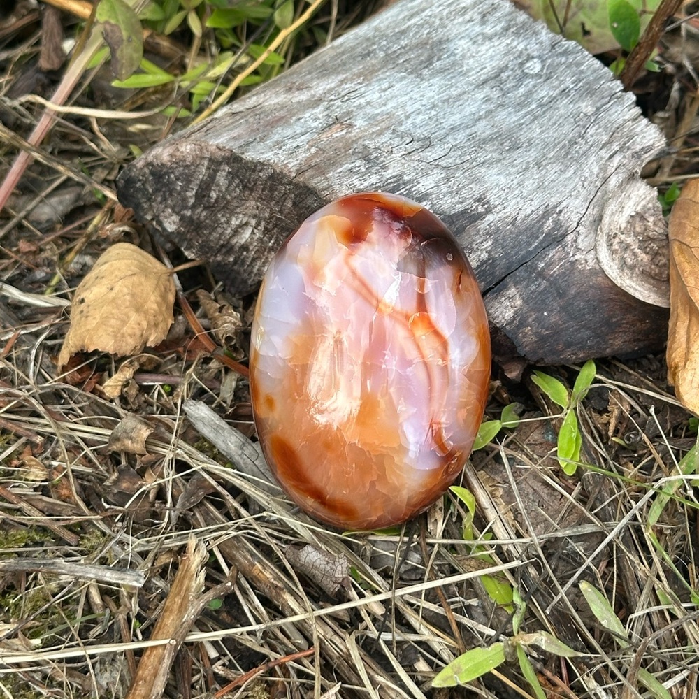 Carnelian Palm Stone